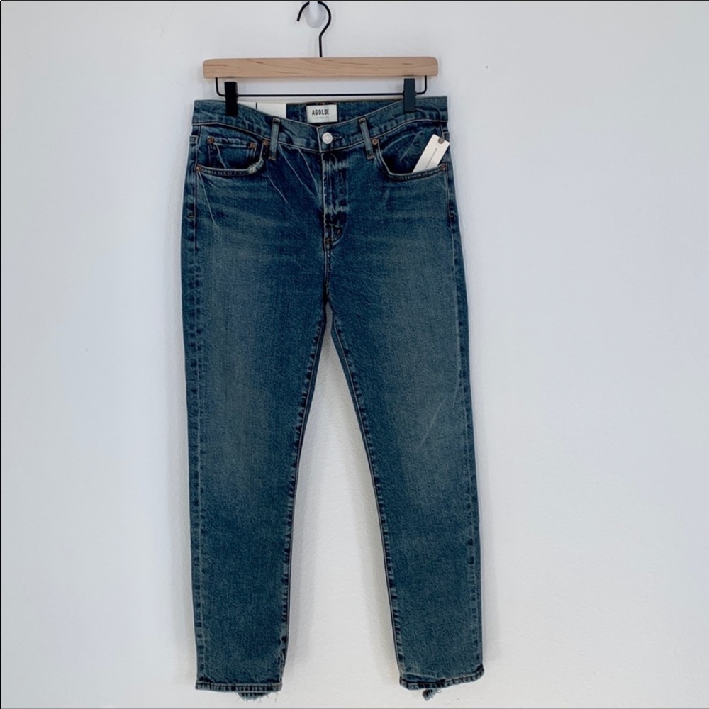 Agolde Toni Distressed Hem Jeans Landmark size 29